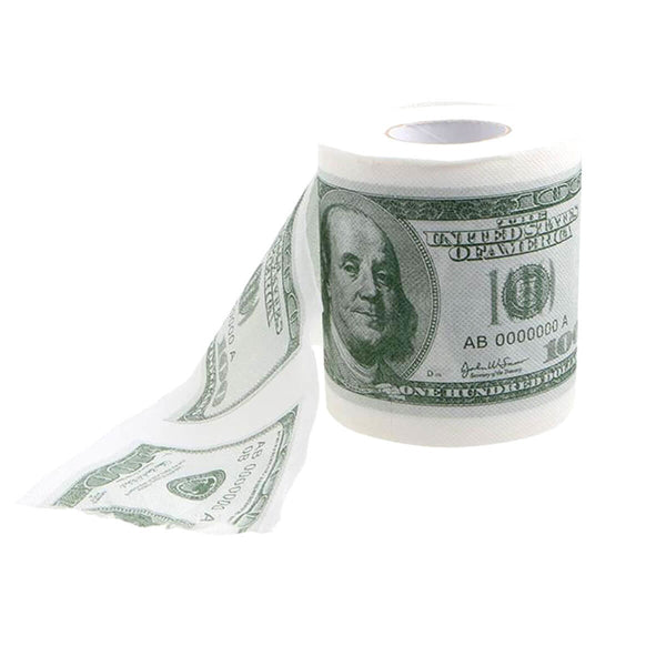 Cash Money Toilet Paper $100 Bill Toilet Paper