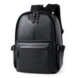 Casual Leather Fashion School Waterproof Backpack
