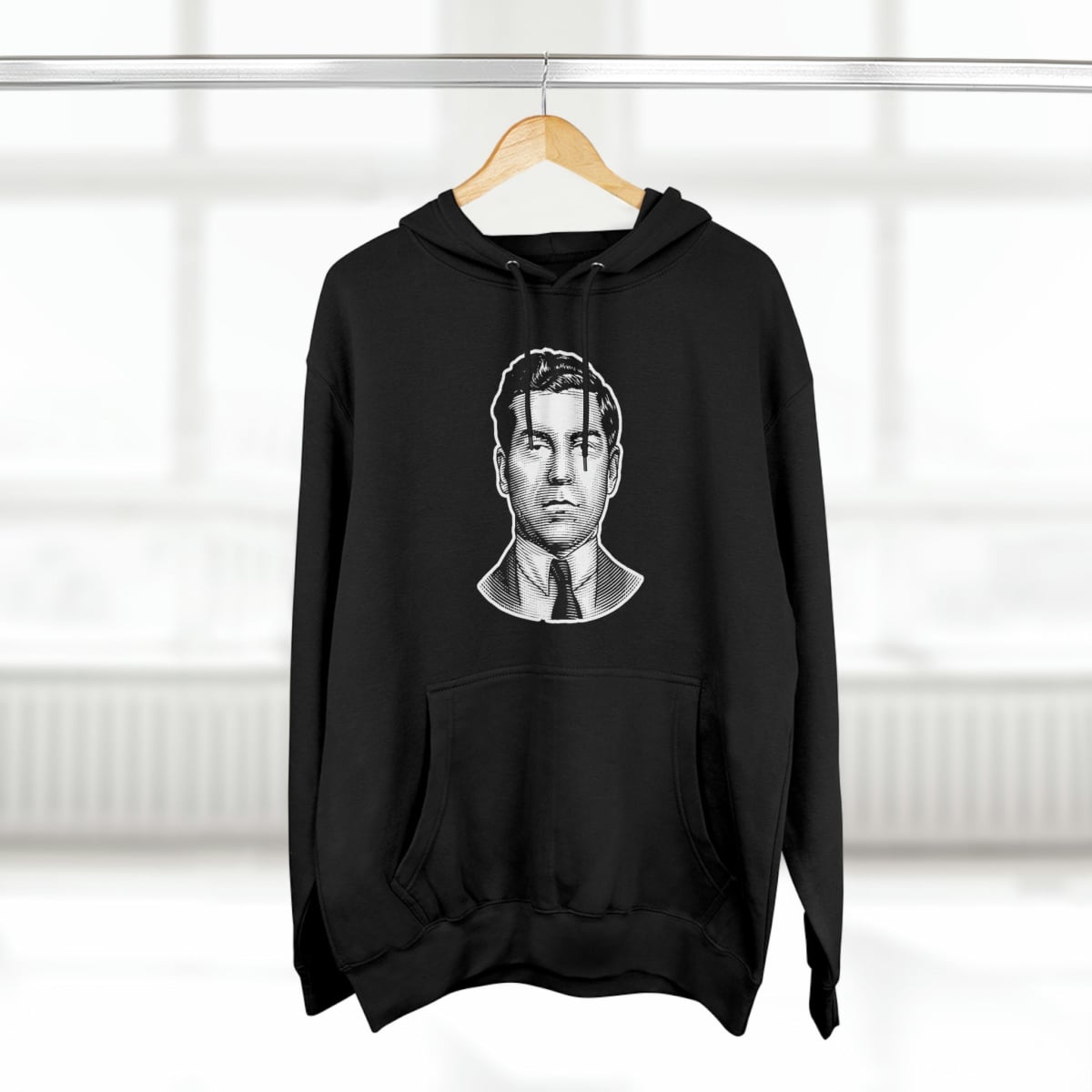 Charles Lucky Luciano Drawing Pullover Hoodie