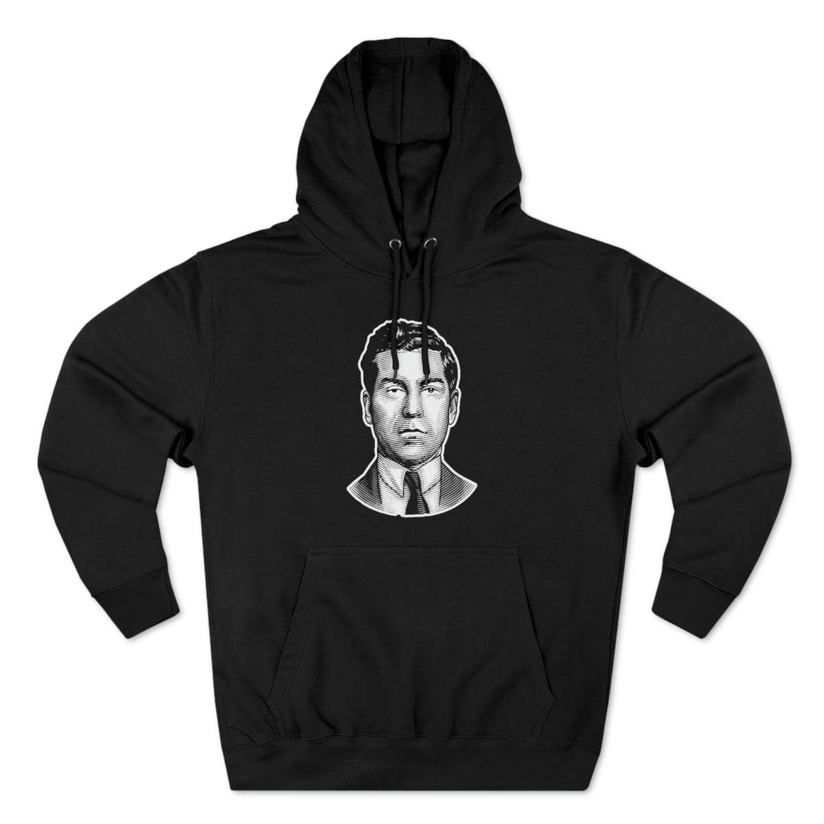 Charles Lucky Luciano Drawing Pullover Hoodie