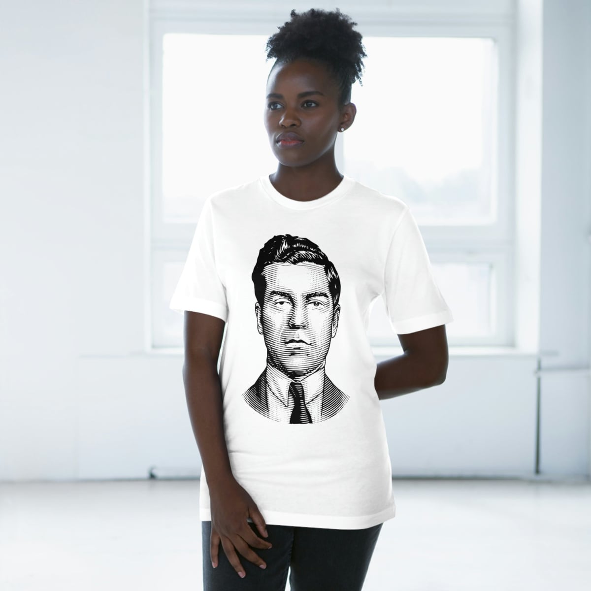 Charles Lucky Luciano Drawing T-shirt