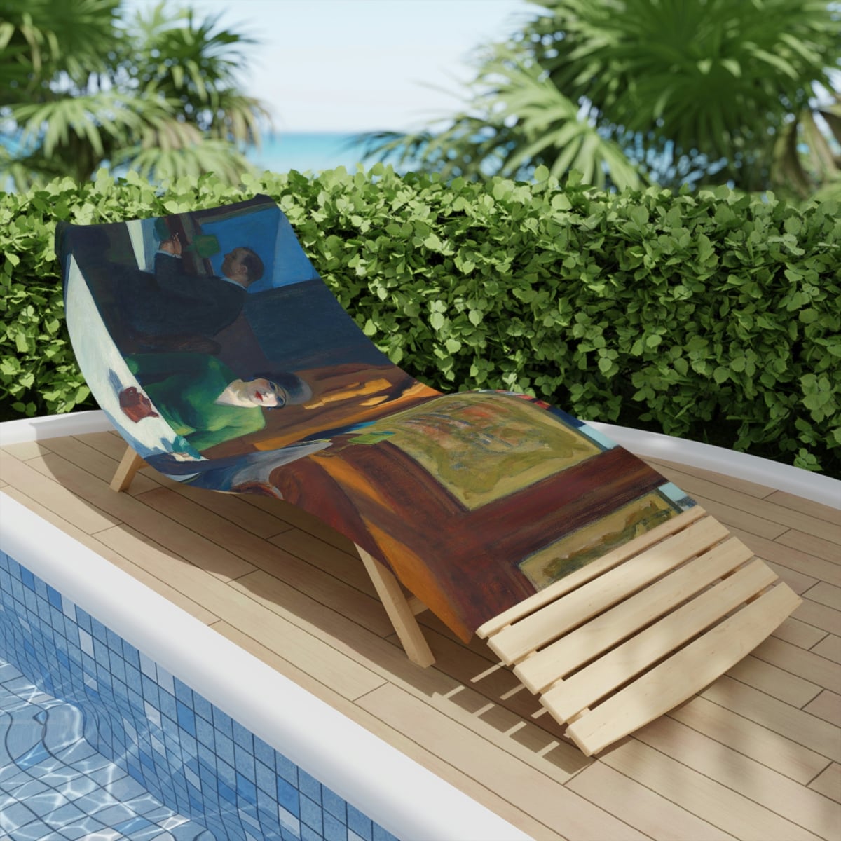 Chop Suey by Edward Hopper Art Beach Towels