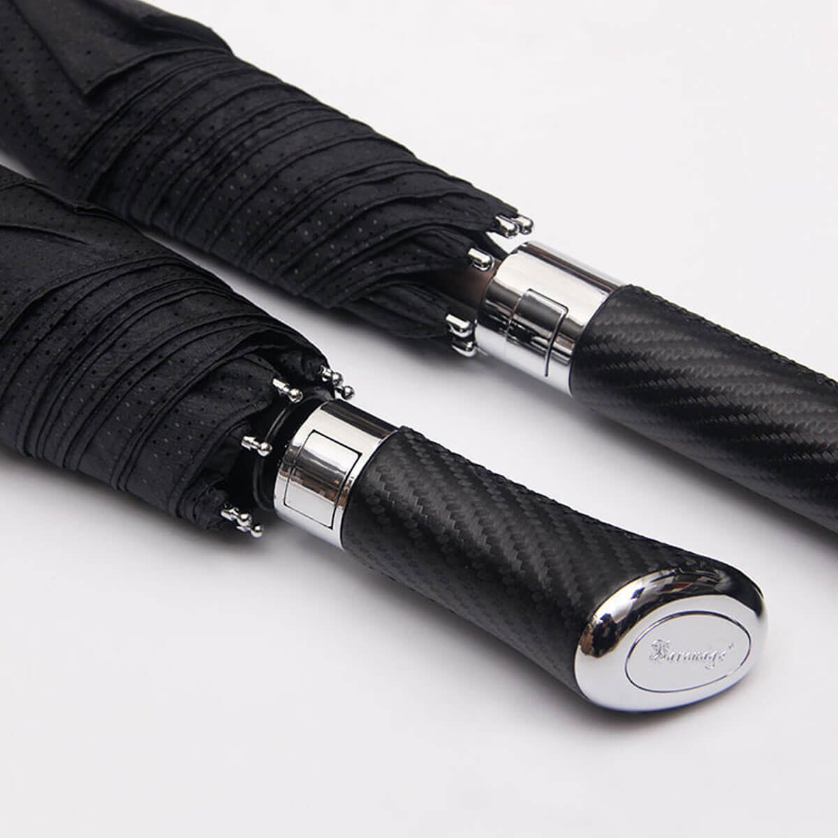 Classic Luxury Carbonfiber Gentleman Aluminum Umbrella