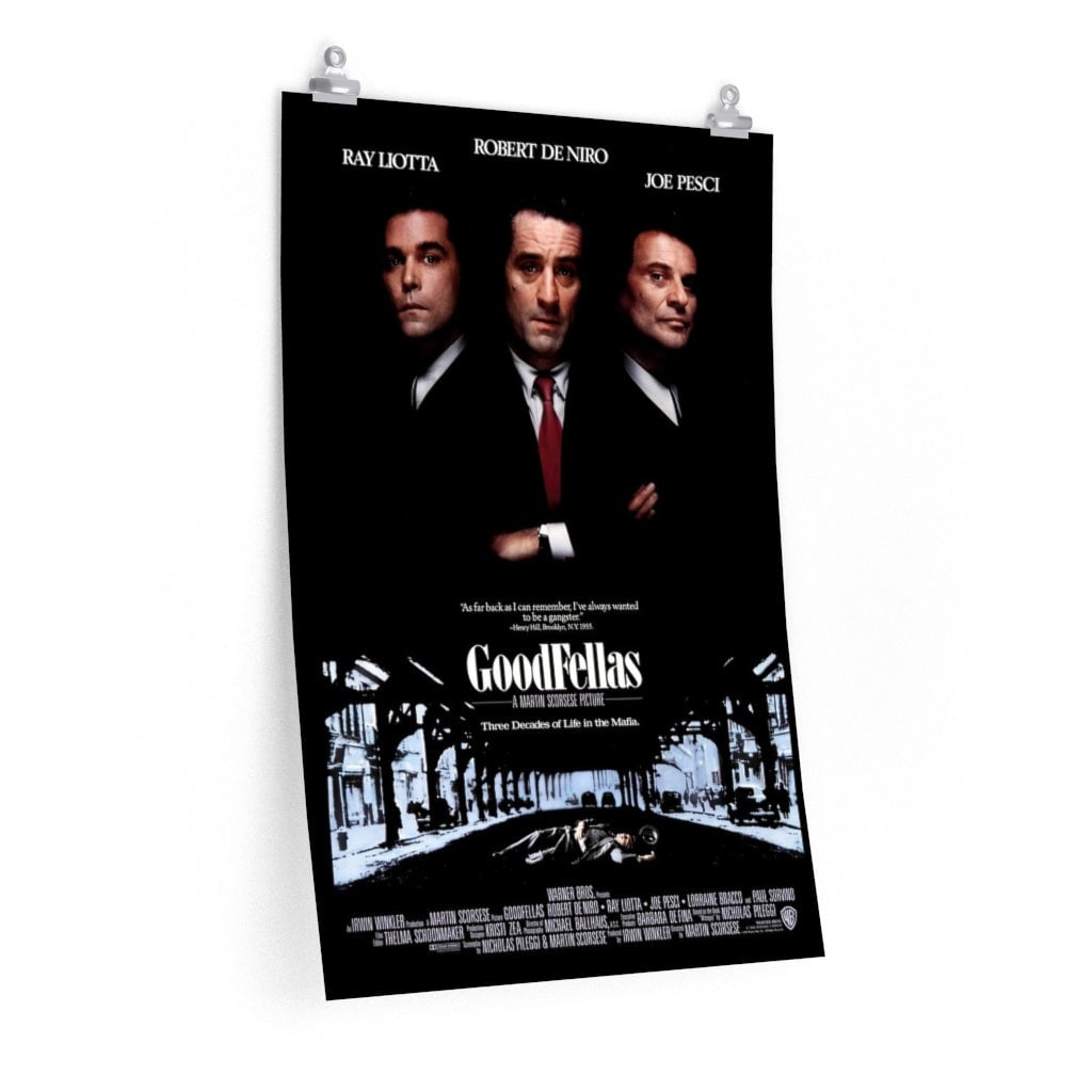 Classic Mobster Movie Goodfellas Premium Posters
