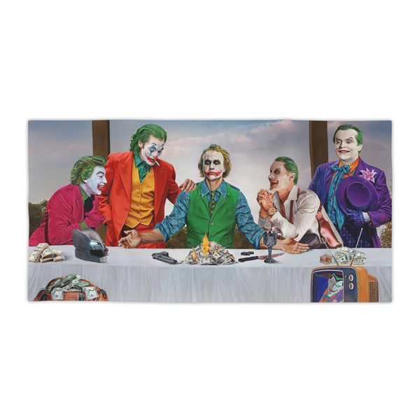 Clowns Movie Characters Jokers Art Beach Towels