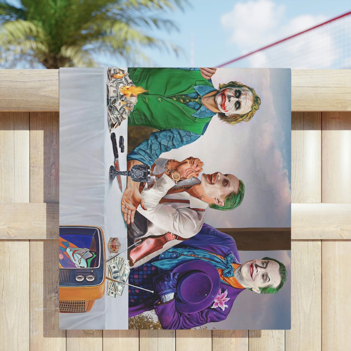 Clowns Movie Characters Jokers Art Beach Towels