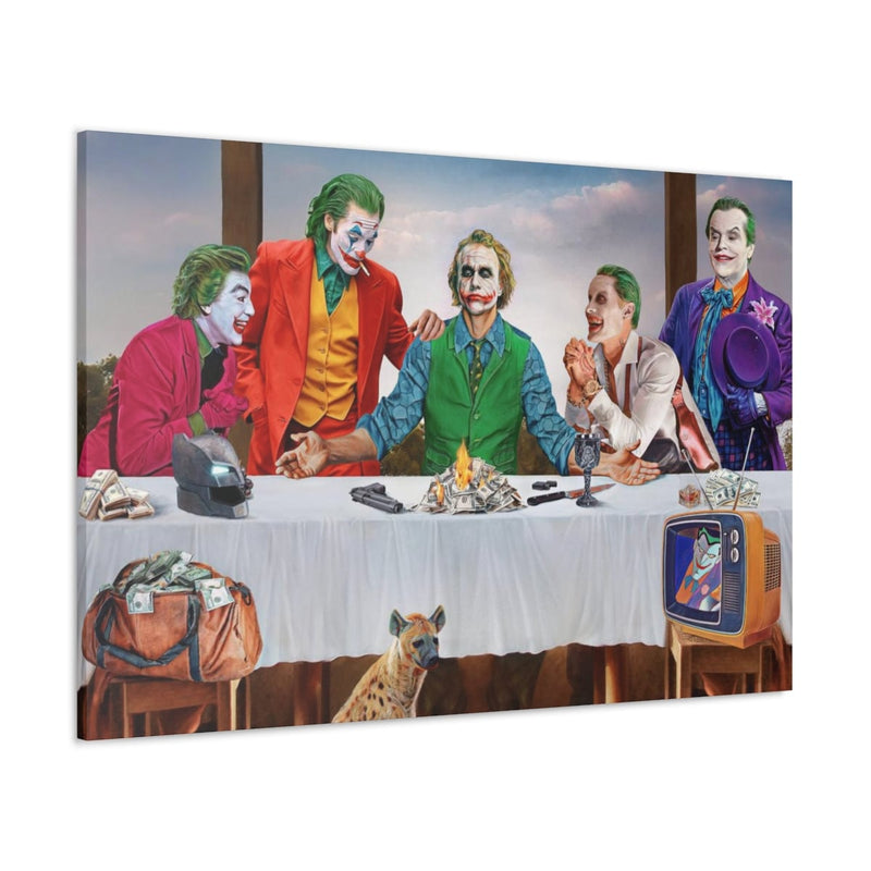 Clowns Movie Characters Jokers Art Canvas Gallery Wraps