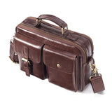 Cowhide Leather Messenger Bag Premium Briefcase
