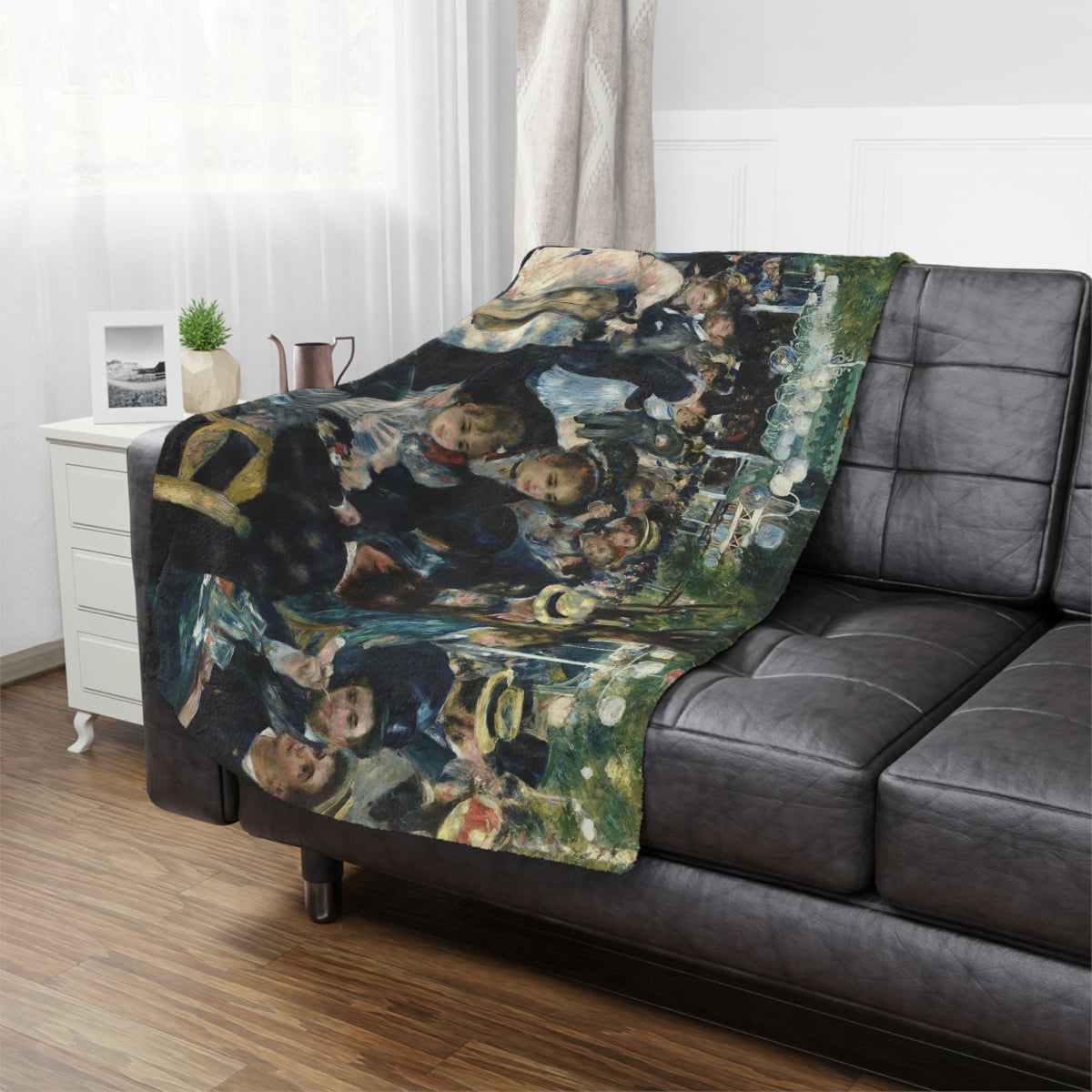 The perfect blend of art and warmth in our Renoir-inspired blanket