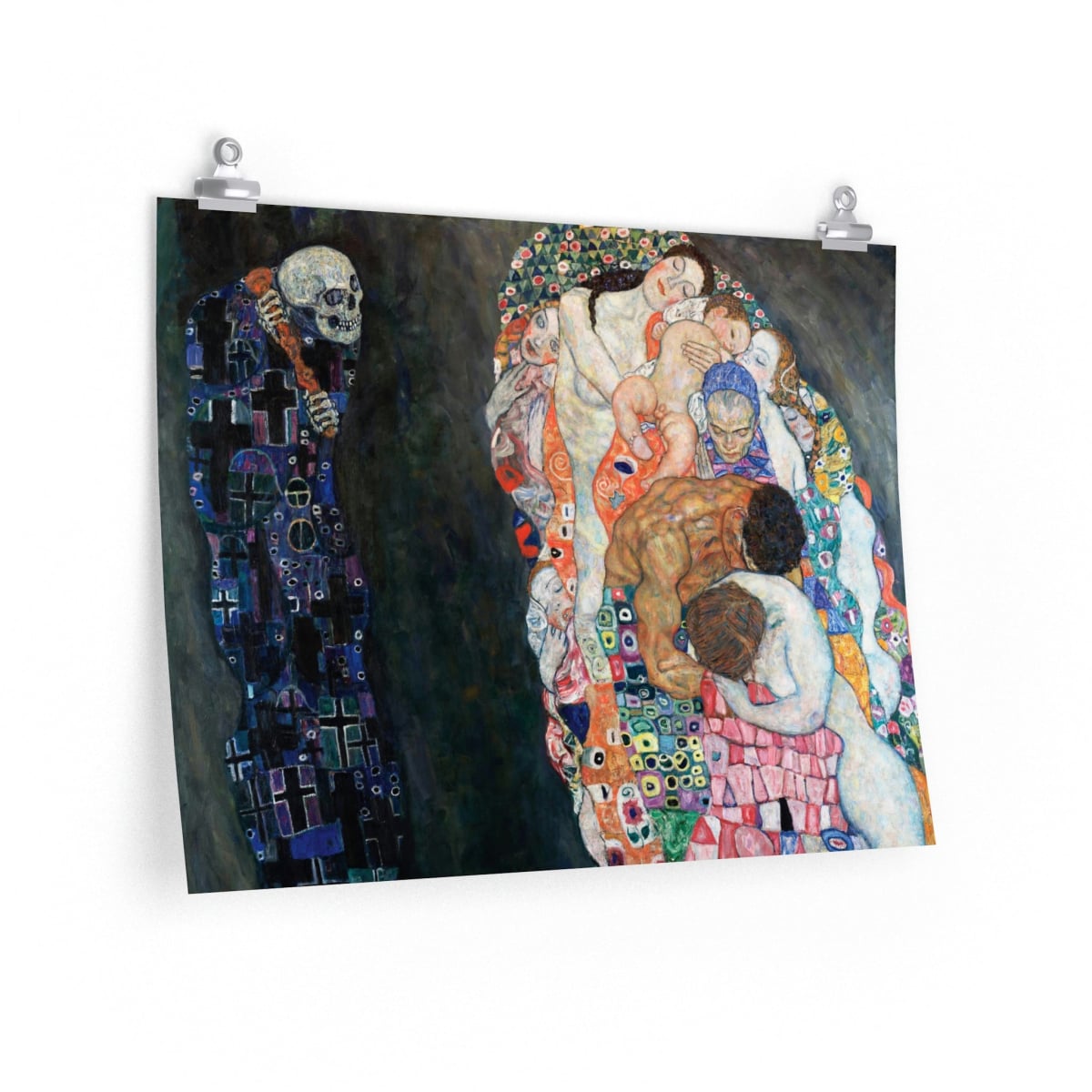 Death and Life by Gustav Klimt Art Premium Posters