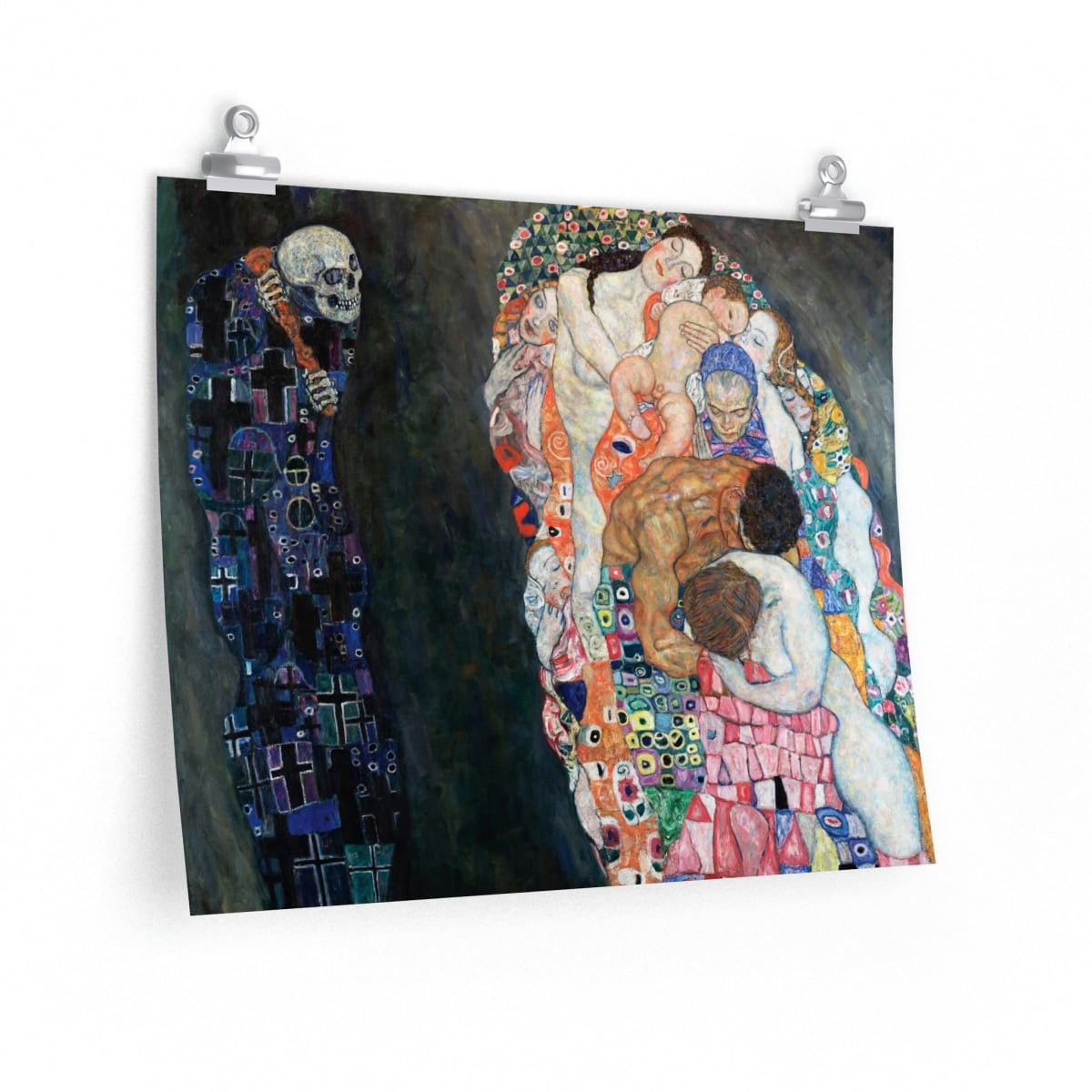 Death and Life by Gustav Klimt Art Premium Posters