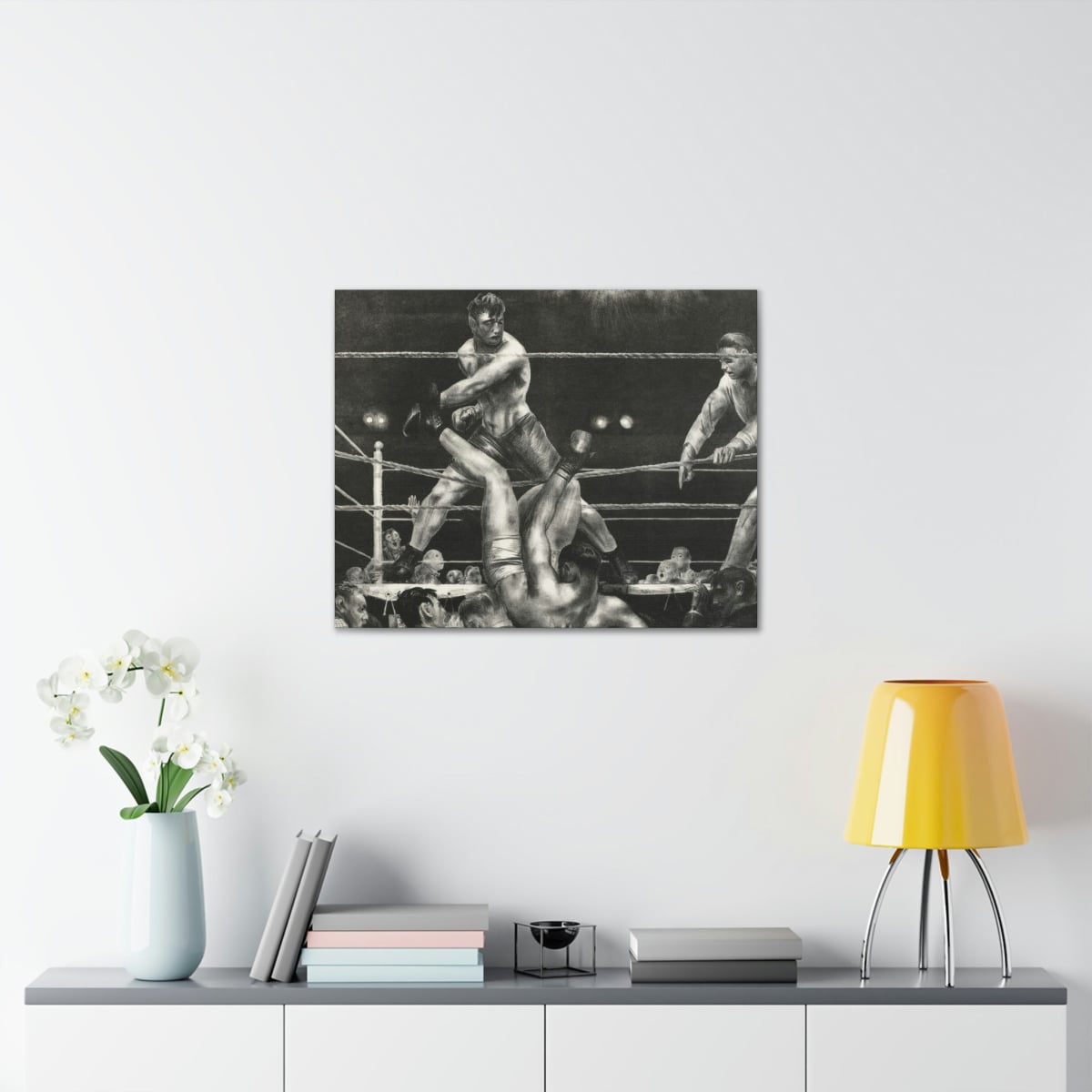 Dempsey and Firpo George Bellows Art Canvas Gallery Wraps
