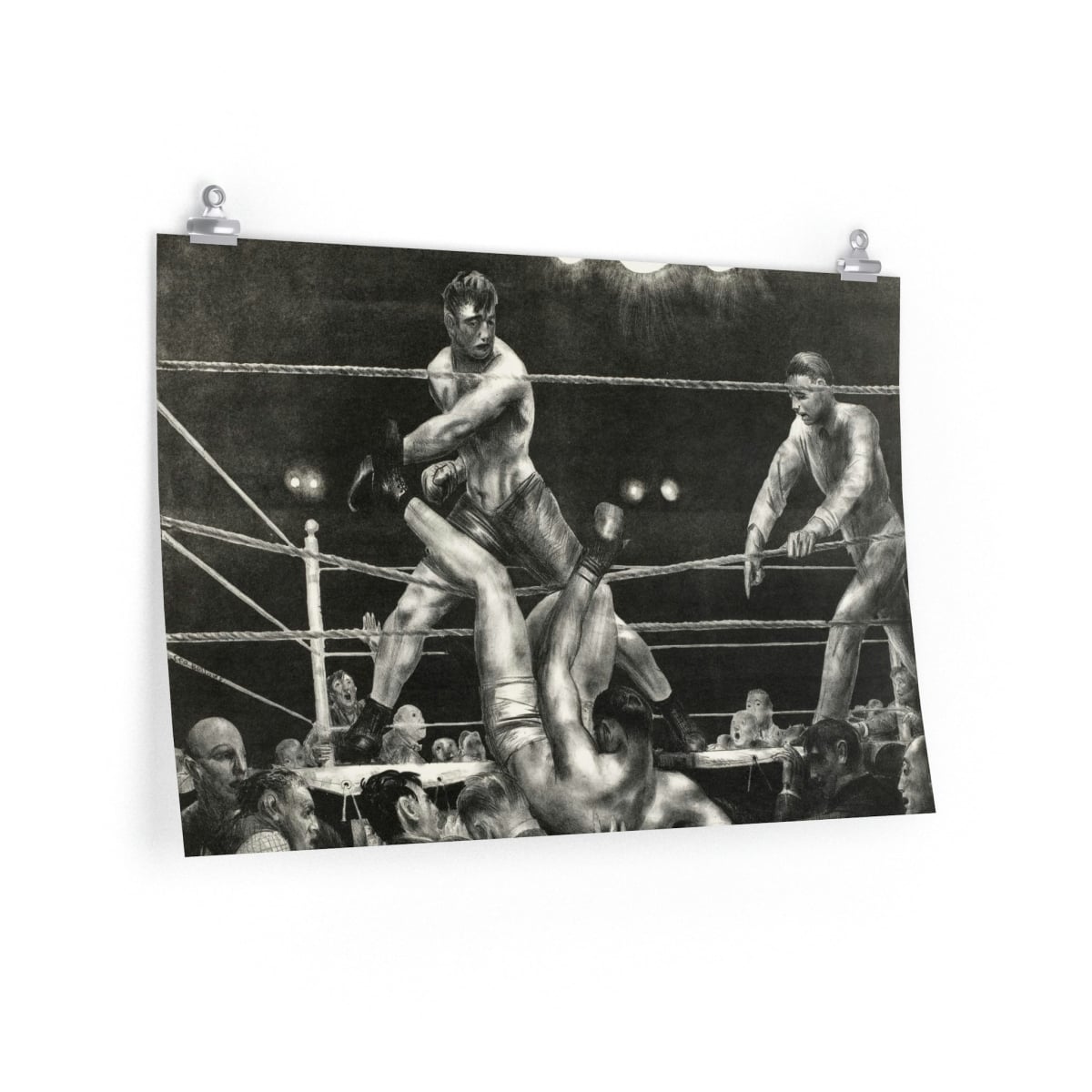 Dempsey and Firpo George Bellows Boxing Art Premium Posters