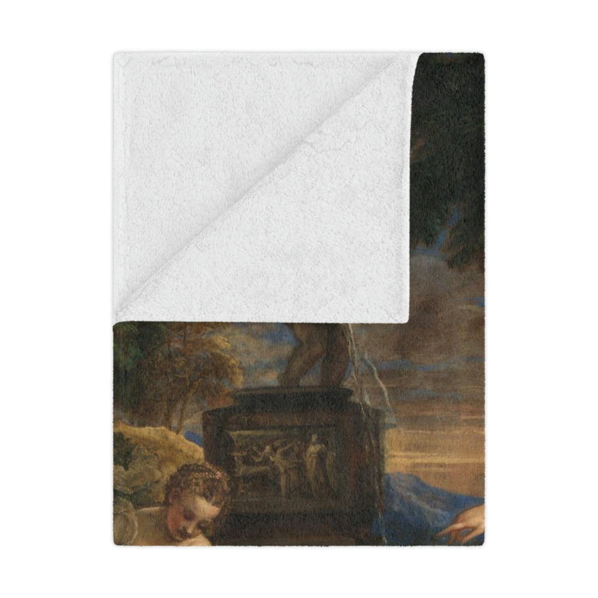 Titian’s Diana and Callisto Art Blanket - Classic Elegance for Home