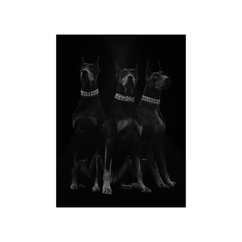 Dobermans Pinscher Gangster Dog Art Premium Posters