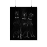 Dobermans Pinscher Gangster Dog Art Premium Posters