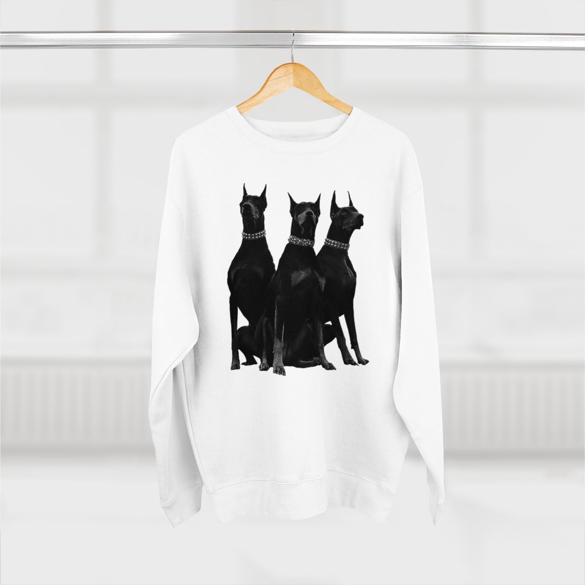 Dobermans Pinscher Gangster Dog Art Sweatshirt