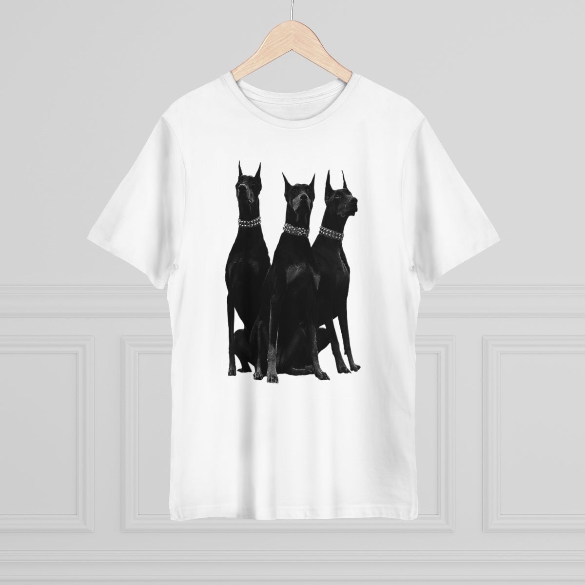 Dobermans Pinscher Gangster Dog Art T-shirt