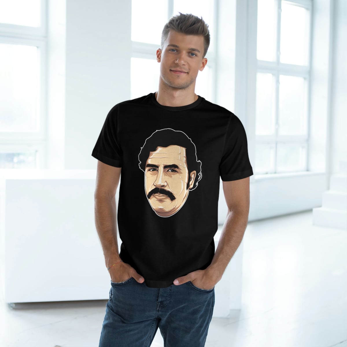 Don Pablo Escobar Drawing Art T-shirt