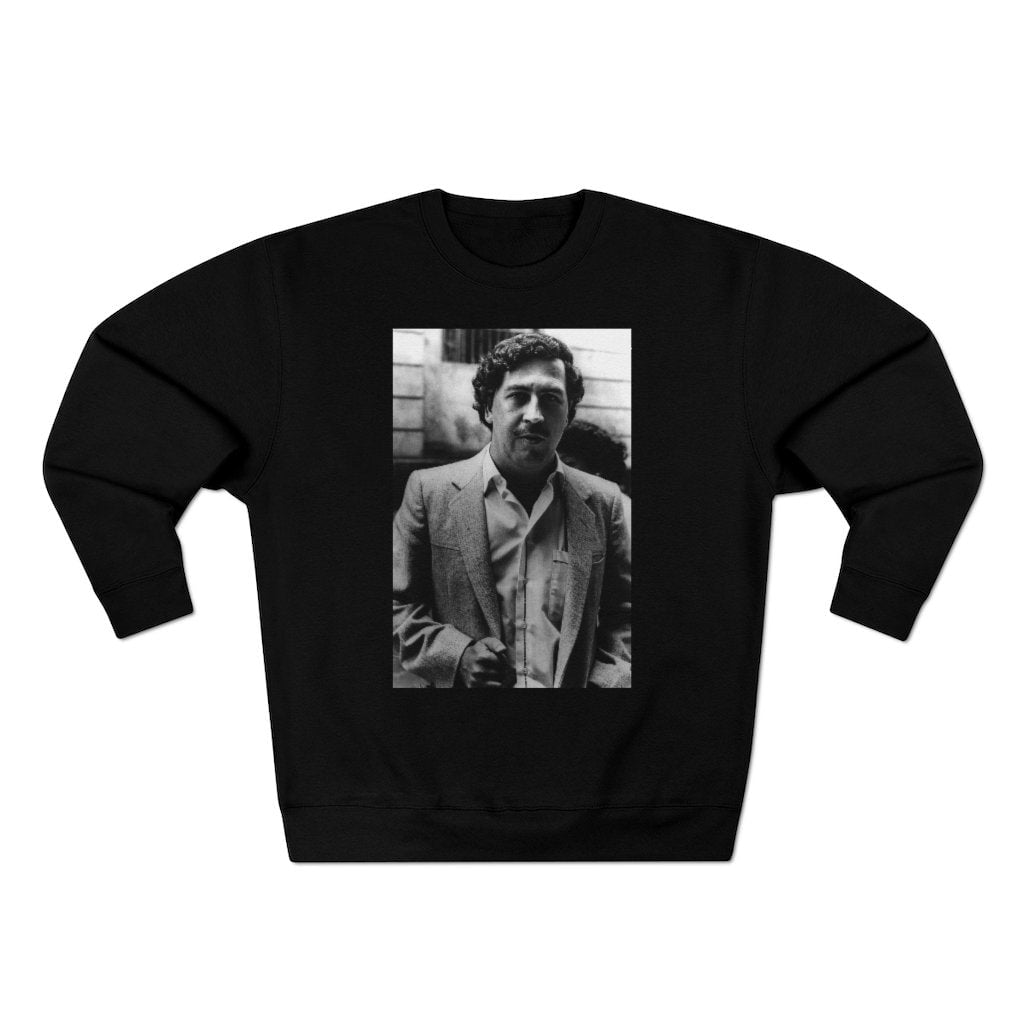 Don Pablo Escobar El Patron Colombian Mobster Sweatshirt