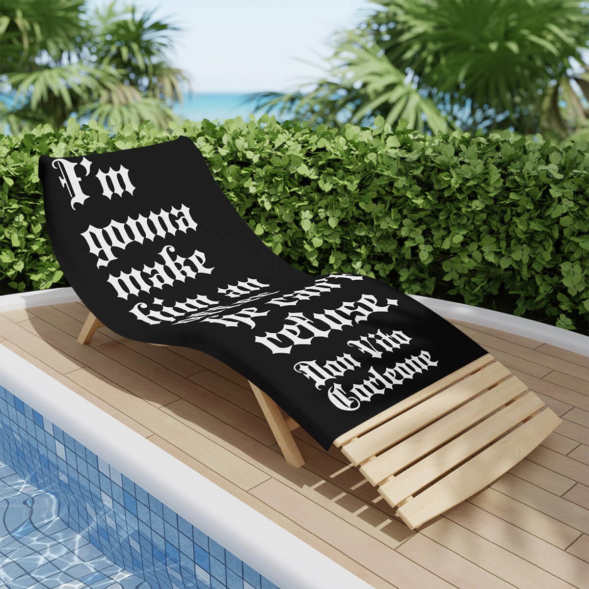Don Vito Italian Mafia Business Quote Mobster Beach Towel
