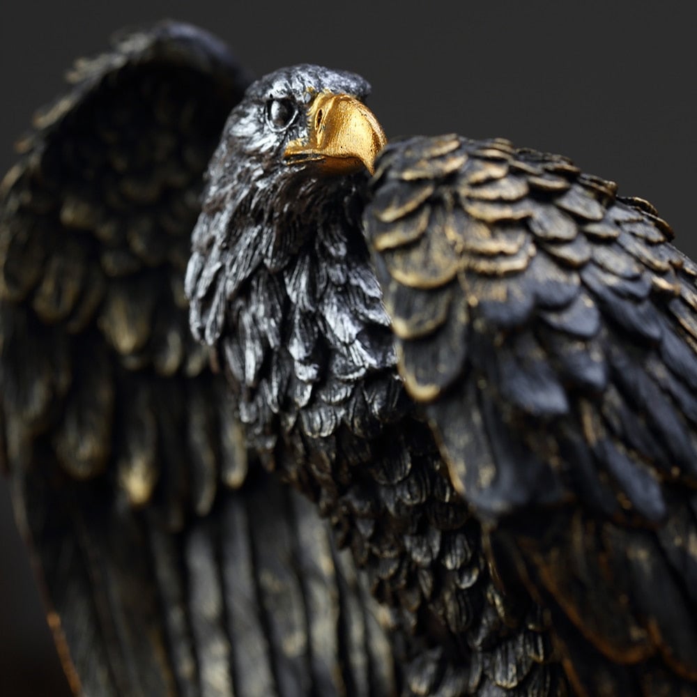 Eagle Statue Sculpture Collectible Animal Art