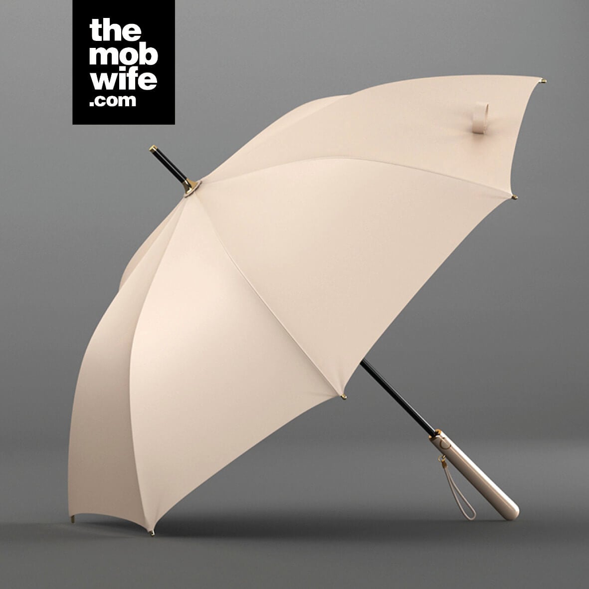 Elegant Women Fashion Designer Long Windproof Umbrella