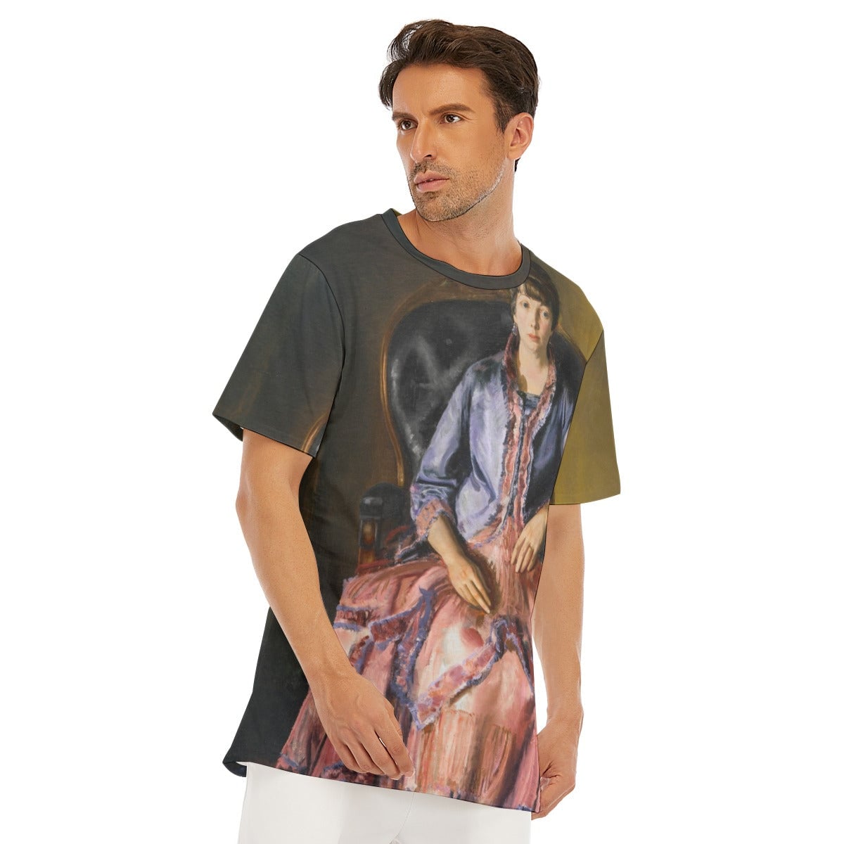 Emma in a Purple Dress by George Bellows T-Shirt