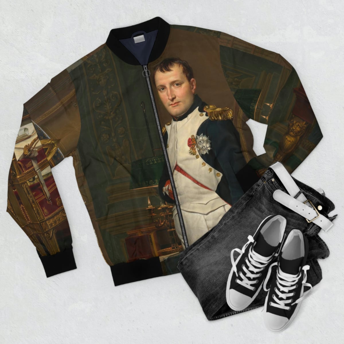 Emperor Napoleon in His Study at the Tuileries Bomber Jacket