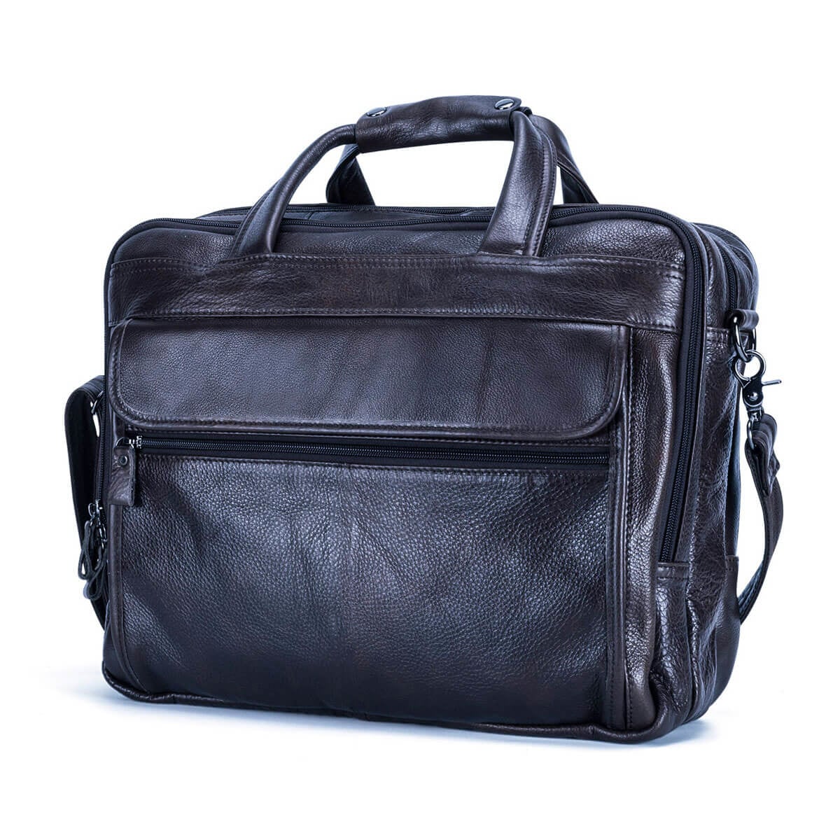 Fashion Genuine Leather Business Casual Office Bag