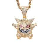 Fashion Hip Hop Iced Out Pendant Chain Necklace