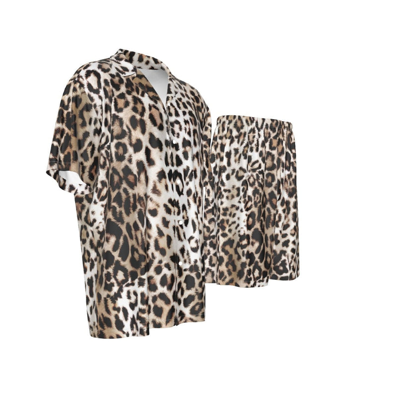 Fashion Luxury Style Holiday Beach C Silk Shirt Suit Set