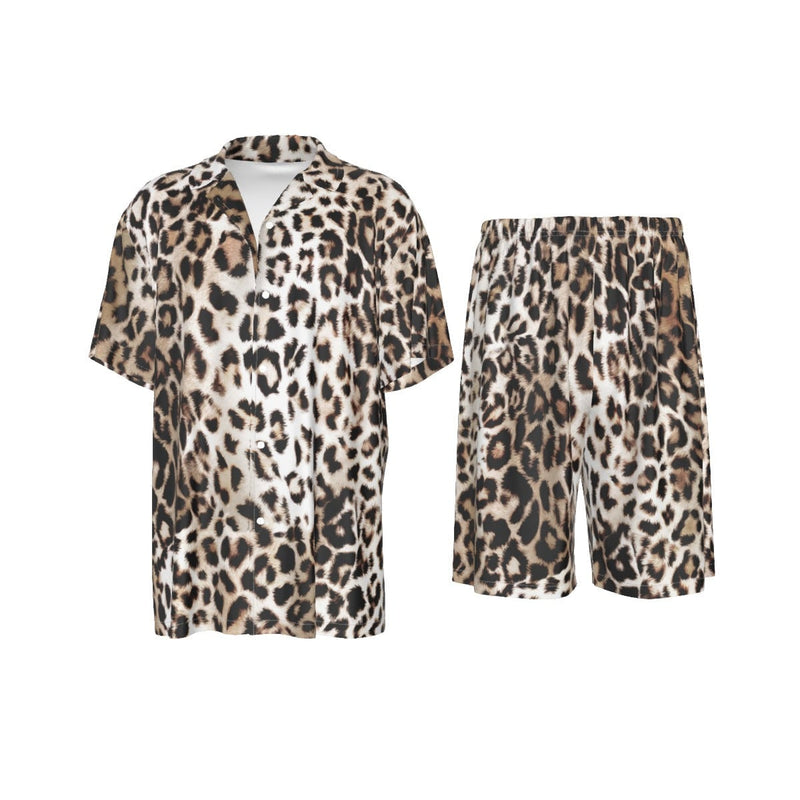 Fashion Luxury Style Holiday Beach C Silk Shirt Suit Set
