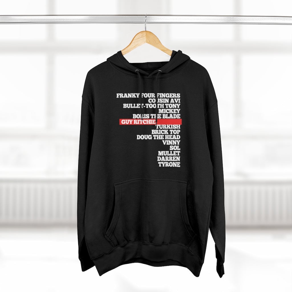 Film Snatch Directed by Guy Ritchie characters Pullover Hoodie