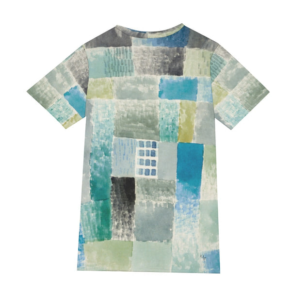 First House in a Settlement Paul Klee T-Shirt - Art Tee