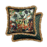 Florence Cushion Covers Oil Painting Pattern Magnificent Luxury Retro Pillow Case