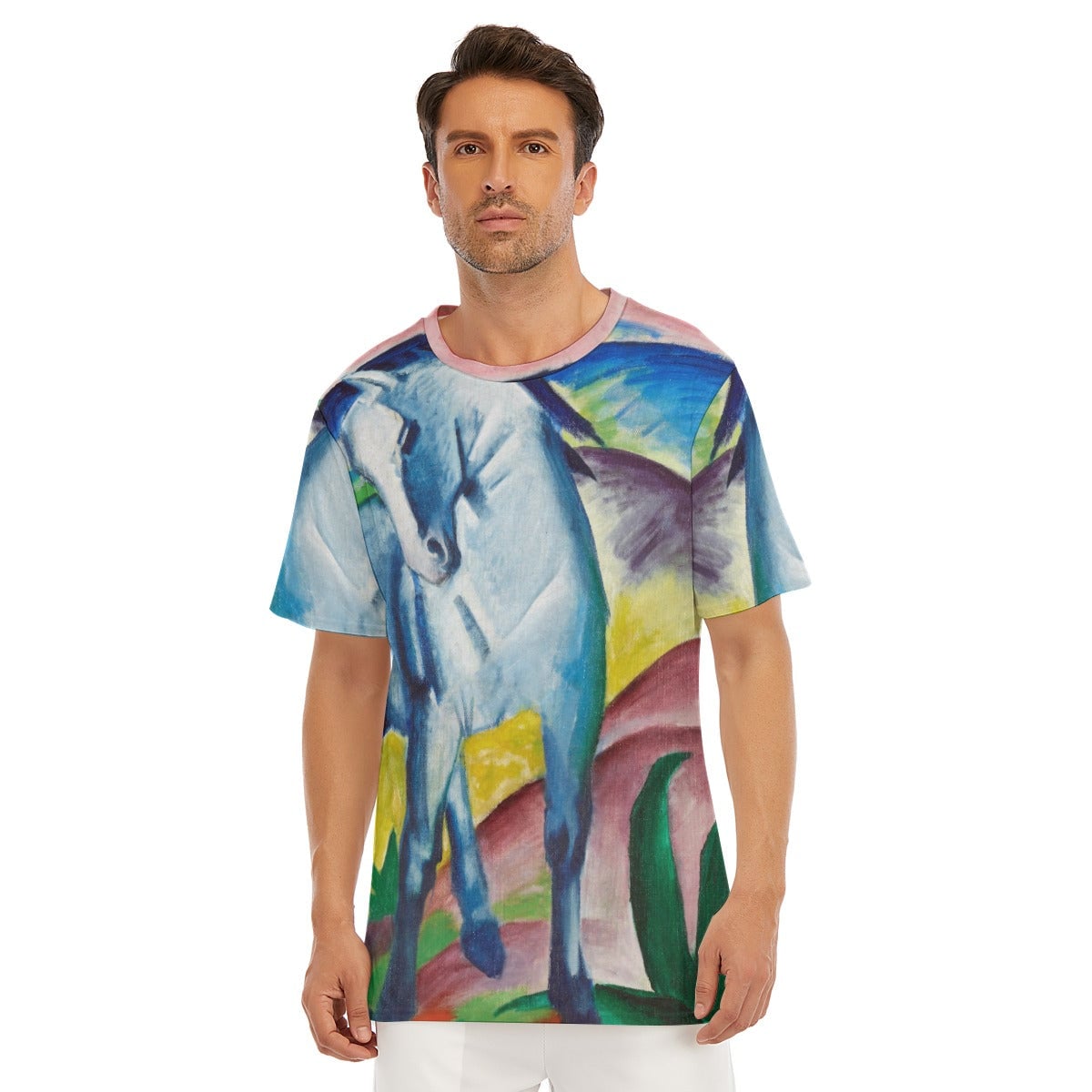Franz Marc’s Blue Horse I T-Shirt - Famous Painting Tee