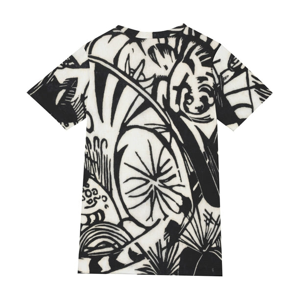 Franz Marc’s Tiger T-Shirt - Famous Artwork Tee