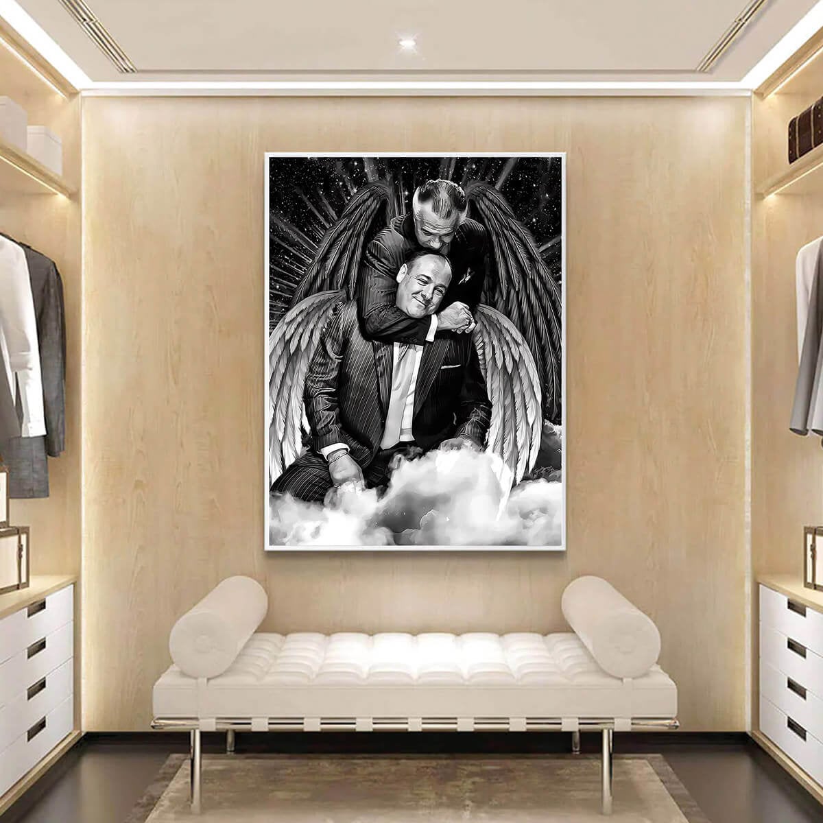 Gangsters and Angels Canvas Painting Print Wall Art
