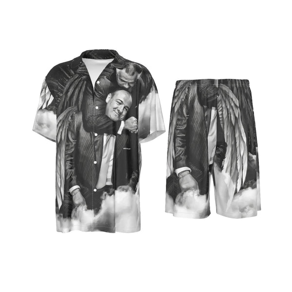 Gangsters and Angels Silk Shirt Suit Set