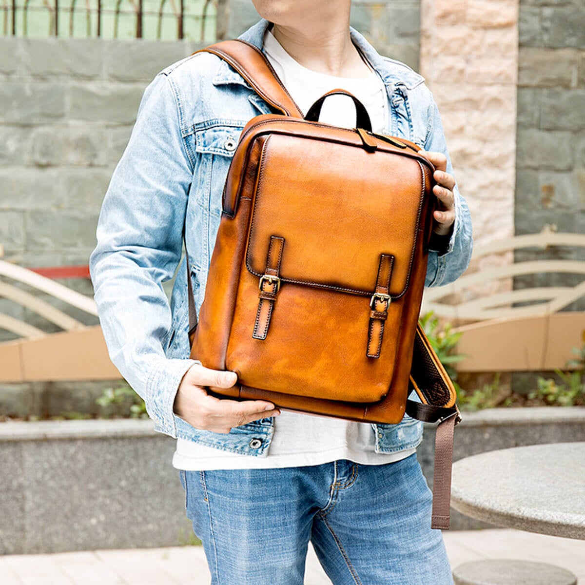 High quality 2024 leather backpack