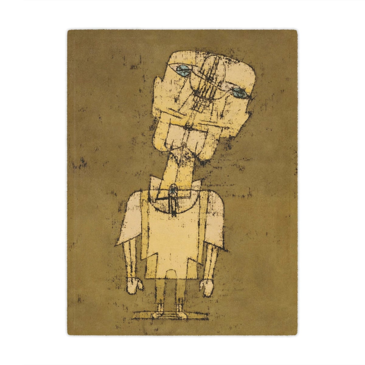 Ghost of a Genius Paul Klee Art Blanket - Surreal Art Throw
