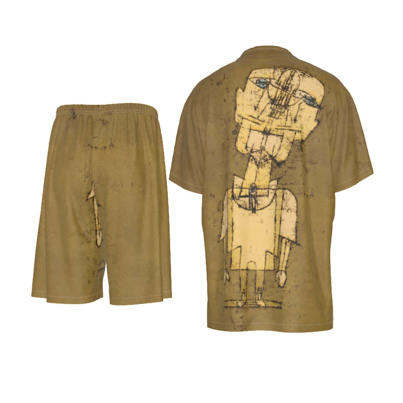 Ghost of a Genius Paul Klee Art Silk Shirt Suit Set