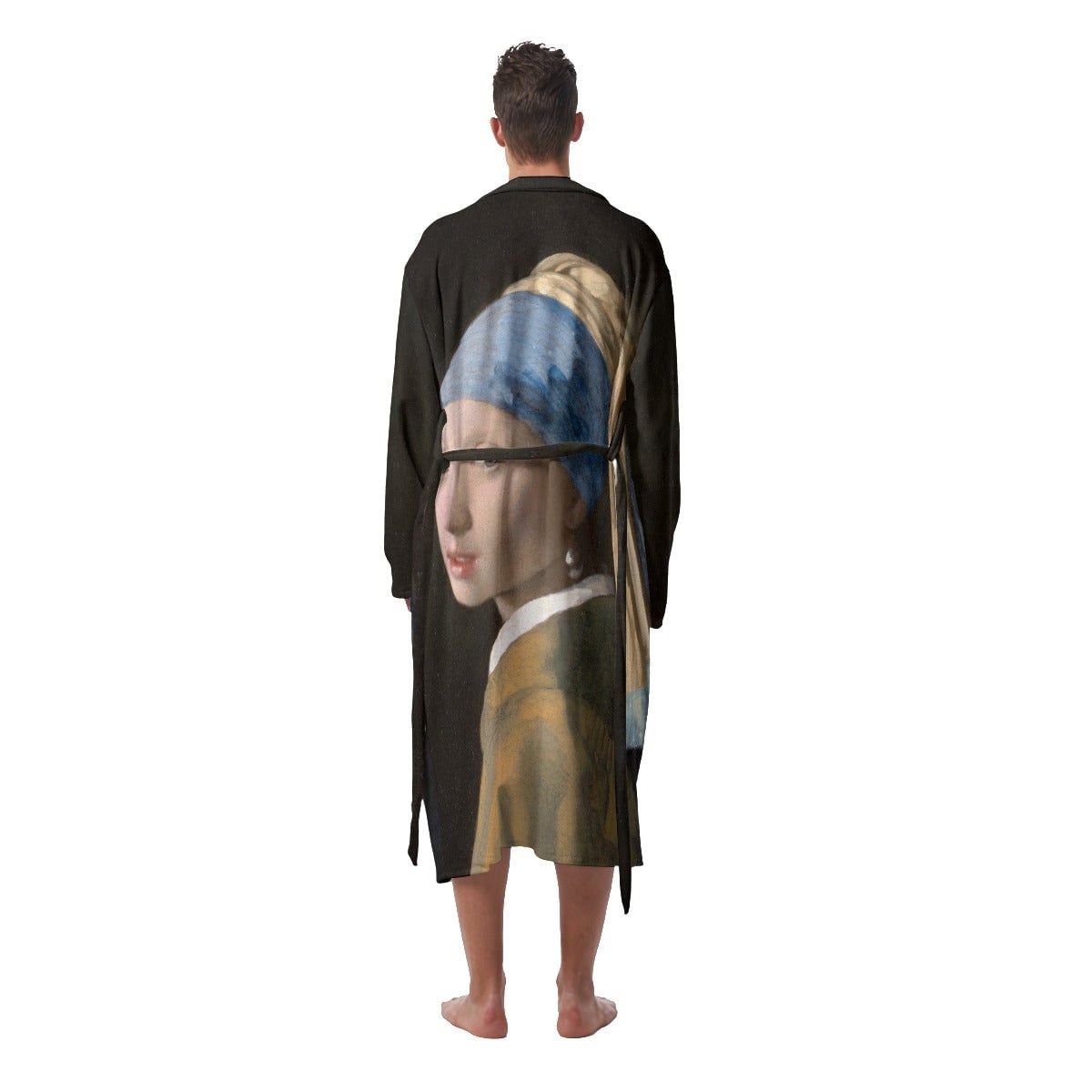 Girl with a Pearl Earring Johannes Vermeer Art Fleece Robe