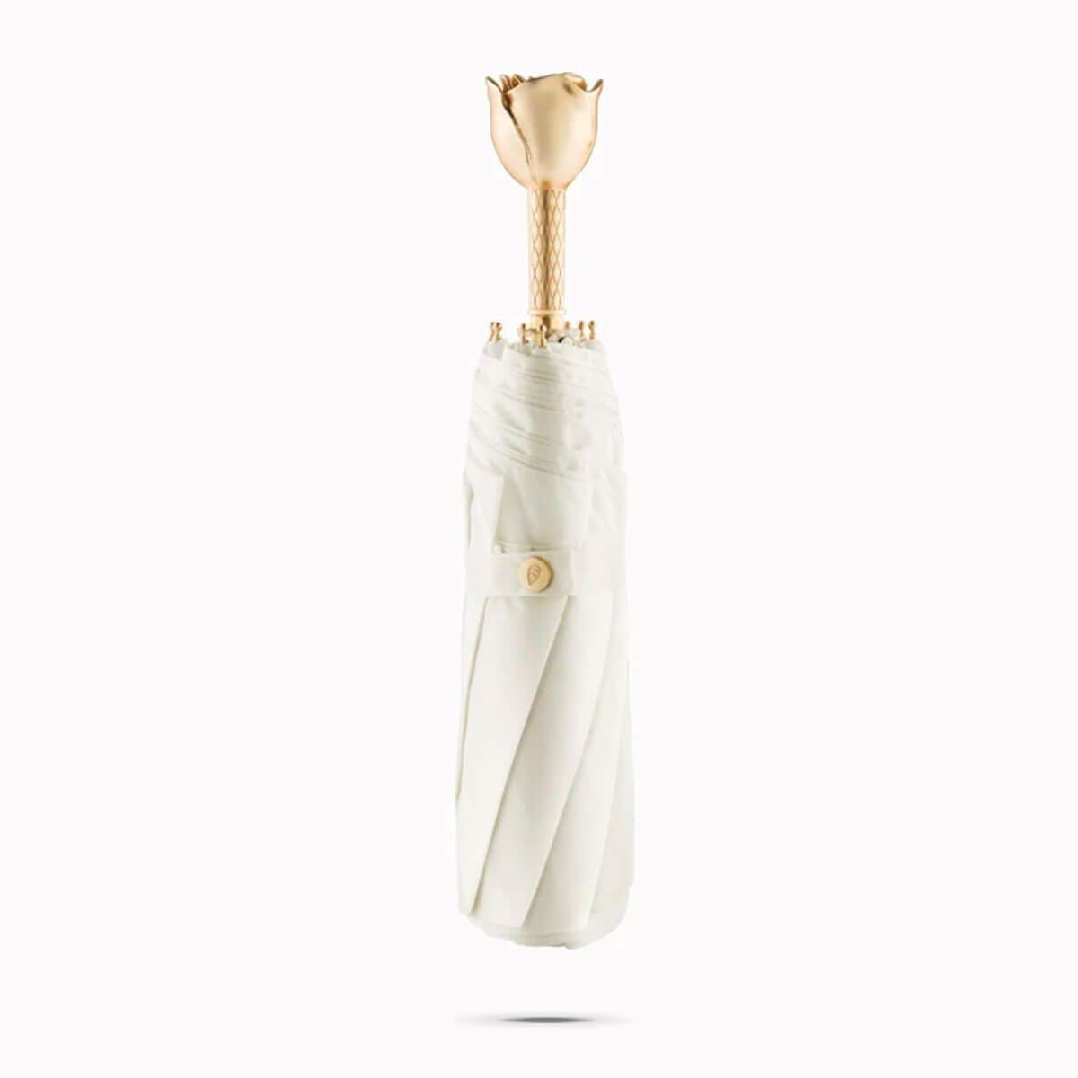 Golden Roses Luxury Folding Women Premium Umbrella