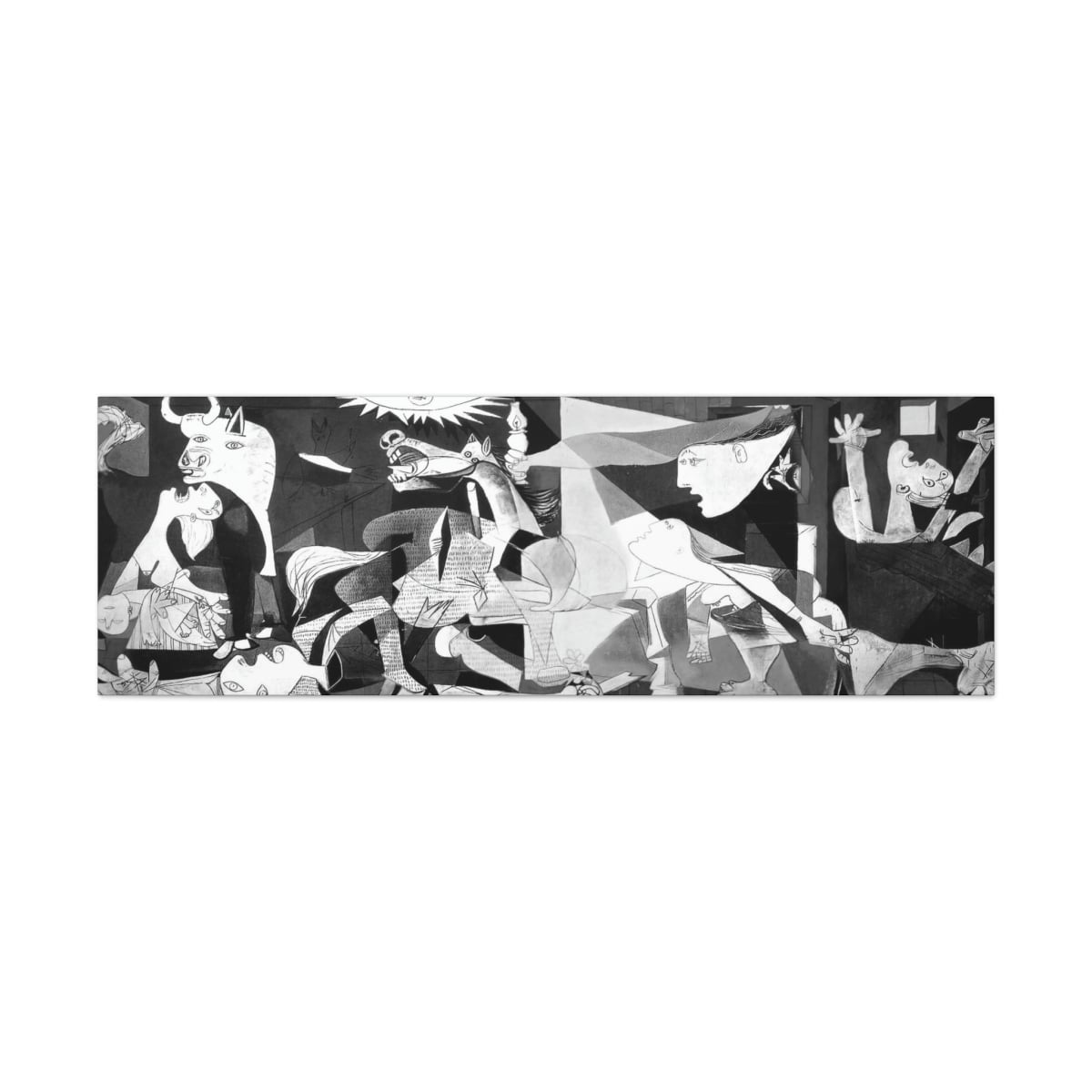 Guernica by Pablo Picasso Art Canvas Gallery Wraps