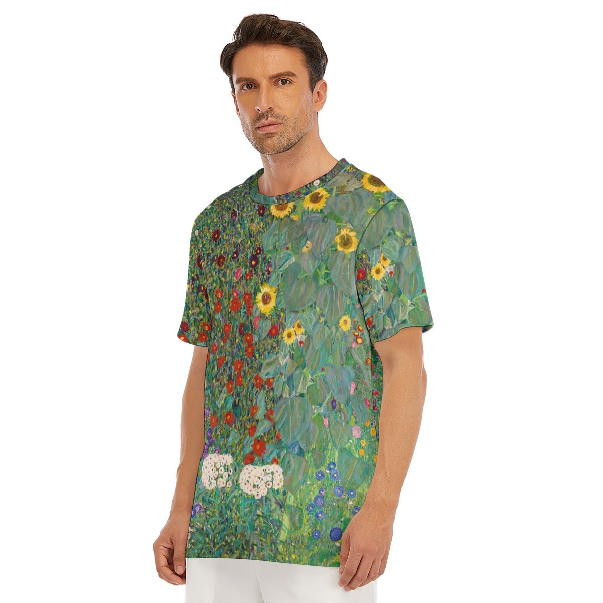 Gustav Klimt’s Farm Garden with Sunflowers T-Shirt