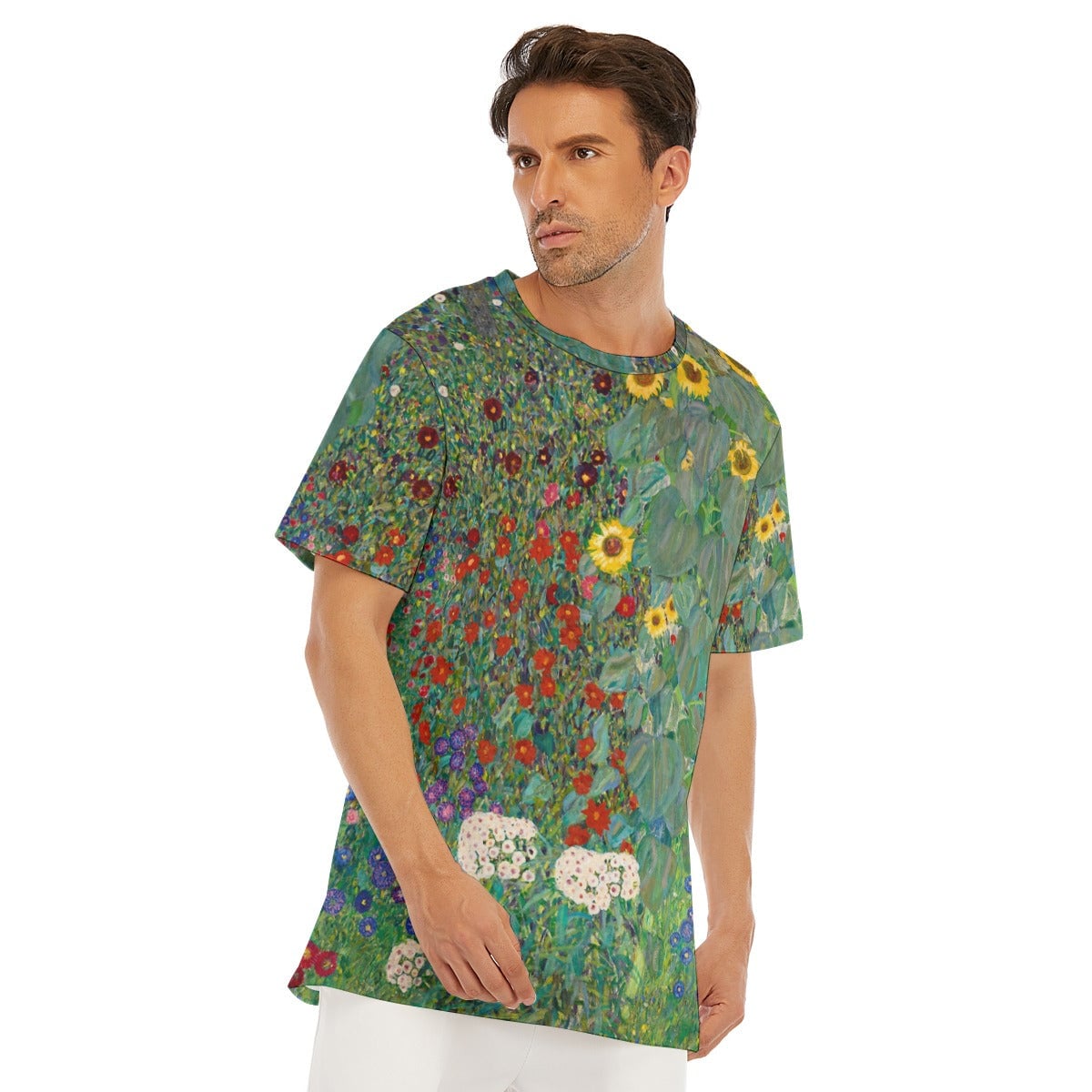 Gustav Klimt’s Farm Garden with Sunflowers T-Shirt