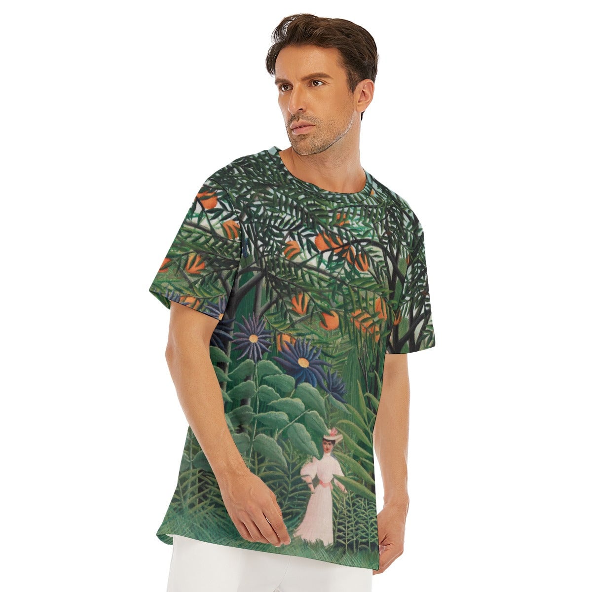 Henri Rousseau’s Woman Walking in an Exotic Forest T-Shirt