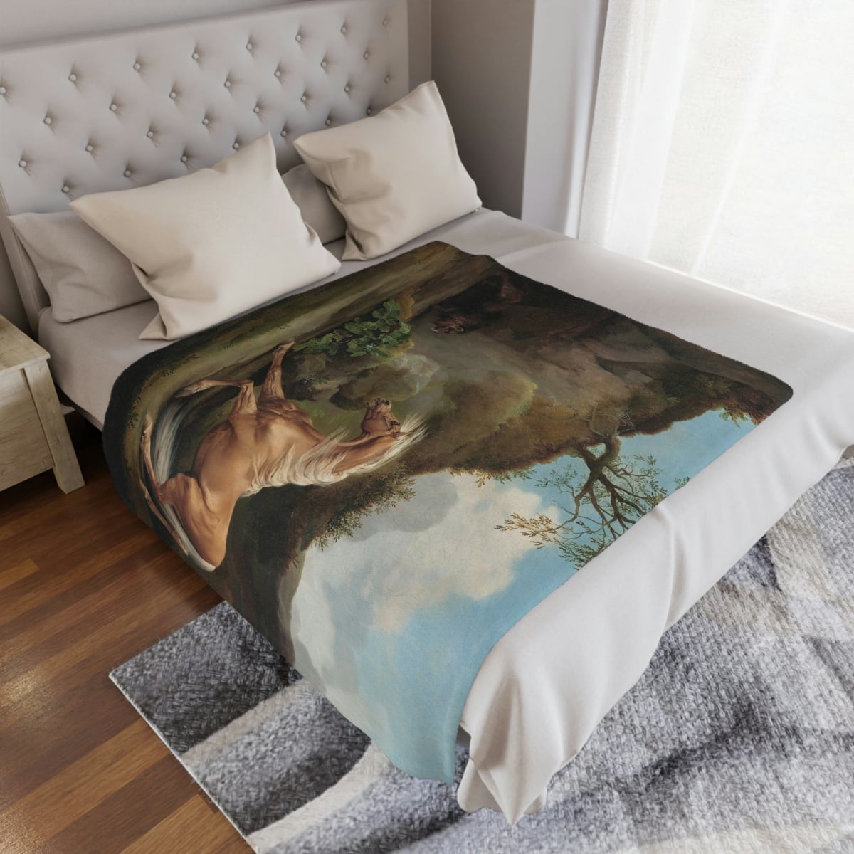 Luxurious Art-Inspired Blanket for Art Enthusiasts